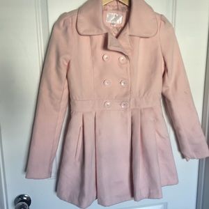 Exhilaration fit and flare coat